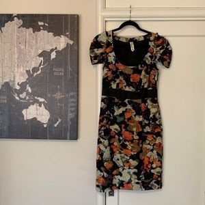 Floreat for Anthropologie silk/Cotten blend dress